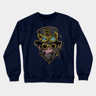 Monkey Steampunk Crewneck Sweatshirt